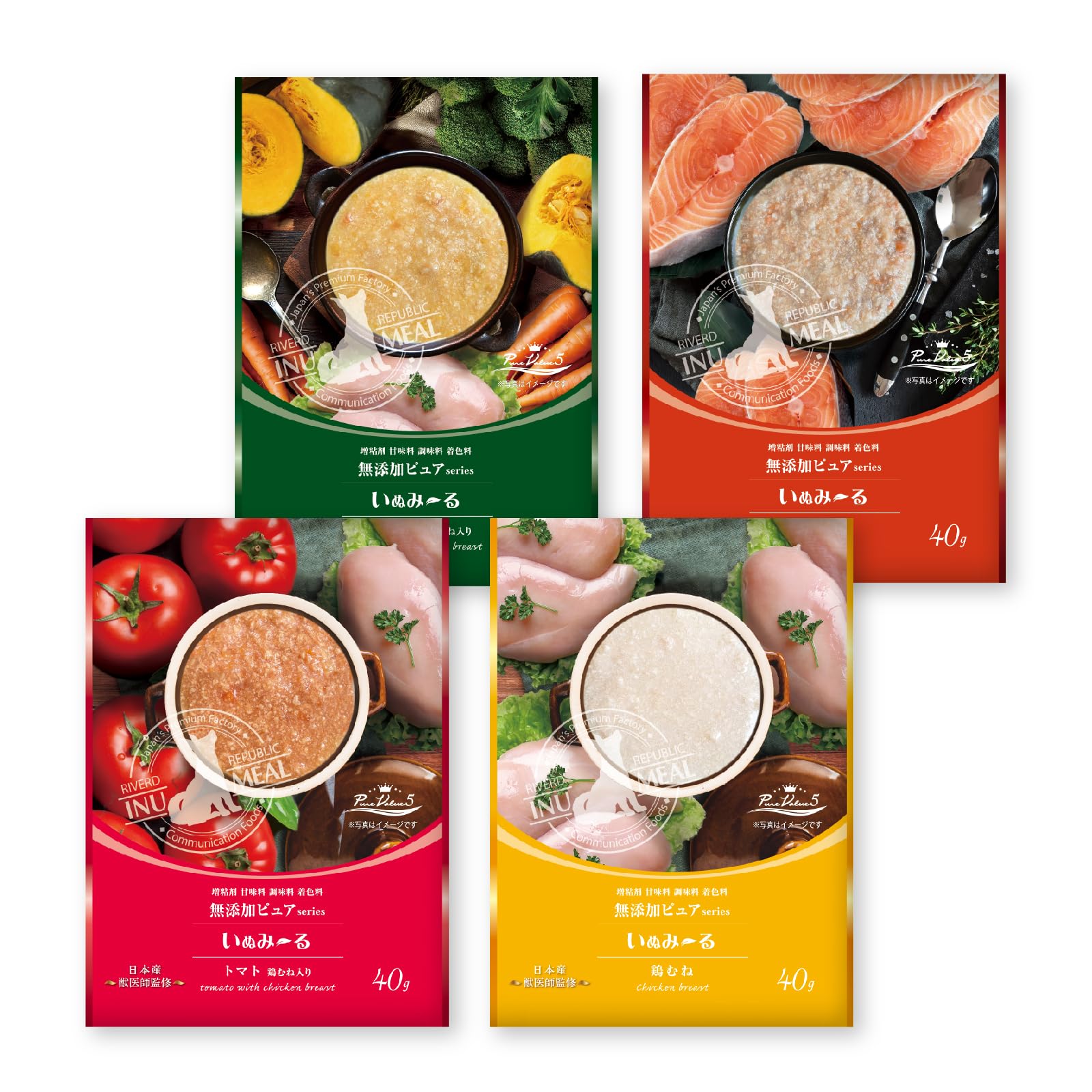 Amazon.co.jp: 日本産 犬用一般食 いぬみ～る 無添加ピュアseries